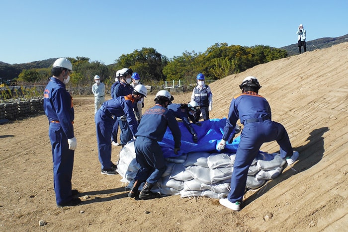 日野川総合水防演習